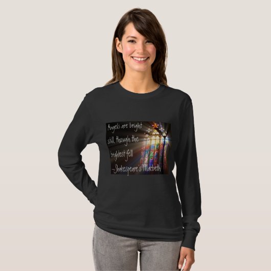 Shakespeare-citaat T-shirt (Voorkant volledig)