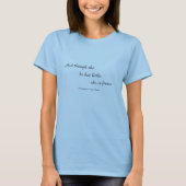 Shakespeare citaat "ze is fel" T-shirt (Voorkant)