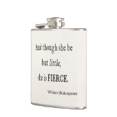 Shakespeare citaat ze is klein, maar brute citaten heupfles (Links)