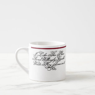 Shakespeare Citaten - Tijd Verspillen Espresso Kop