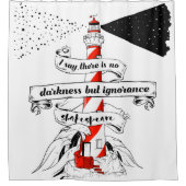 Shakespeare citeert 12e nacht douchegordijn (Voorkant)