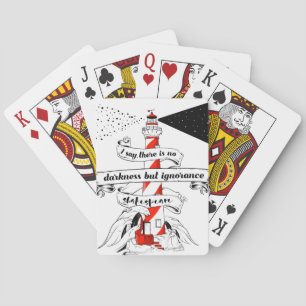 Shakespeare citeert 12e nacht pokerkaarten