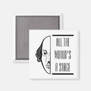 Shakespeare citeert het wereldtoneel magneet