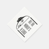 Shakespeare citeert het wereldtoneel servet (Hoek)