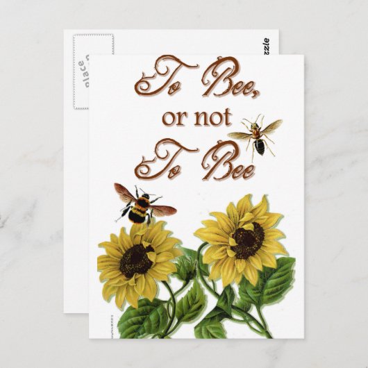 Shakespeare citeert om grappig te zijn briefkaart (Voorkant / Achterkant)