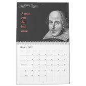 Shakespeare Citotes.  2014 Kalender (Mar 2027)