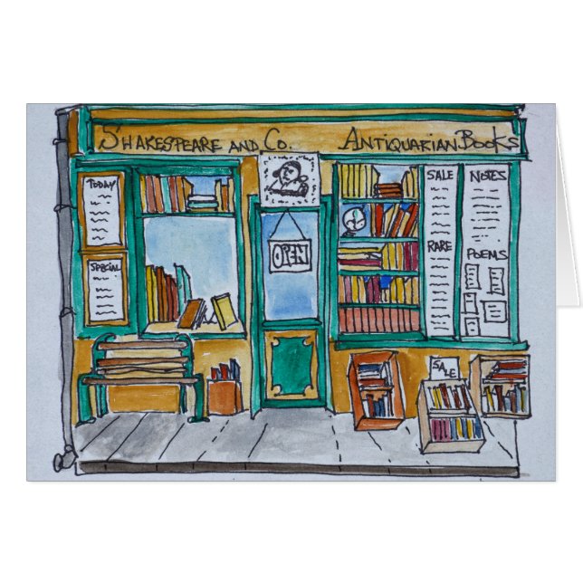 Shakespeare & Co. Boekwinkel | Seine, Parijs (Voorkant Horizontaal)