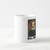Shakespeare Coffee Mugs, WILL POWER Koffiemok (Center)