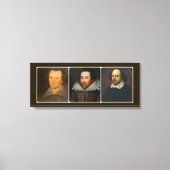 Shakespeare Collage Wrapped Canvas Print (Voorkant)