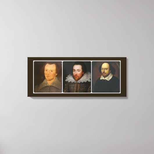 Shakespeare Collage Wrapped Canvas Print (Voorkant)