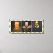 Shakespeare Collage Wrapped Canvas Print (Voorkant)