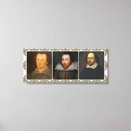 Shakespeare Collage Wrapped Canvas Print (Voorkant)