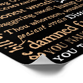 Shakespeare Collectie Poster (Hoek)