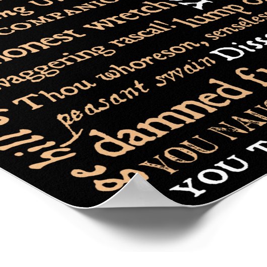 Shakespeare Collectie Poster (Hoek)