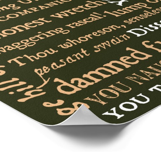 Shakespeare Collectie Poster (Hoek)