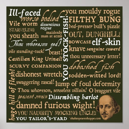 Shakespeare Collectie Poster (Voorkant)