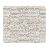 Shakespeare Collectie Snijplank (Voorkant)