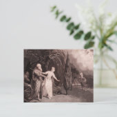 Shakespeare De Tempest Miranda Herfsten in de lief Briefkaart (Staand voorkant)