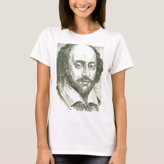 Shakespeare deed het met woorden t-shirt (Voorkant)