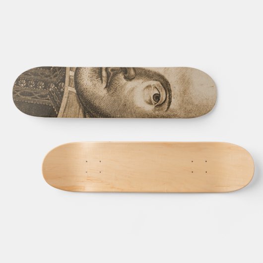 Shakespeare Droeshout Engravings Persoonlijk Skateboard (Horizontaal)