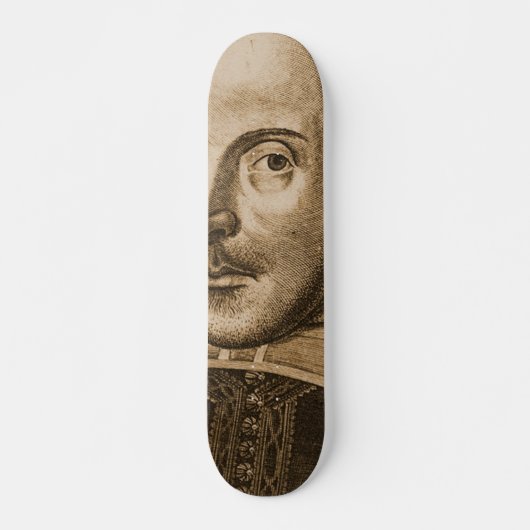 Shakespeare Droeshout Engravings Persoonlijk Skateboard (Voorkant)