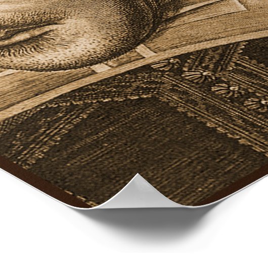 Shakespeare Droeshout Engravings Poster (Hoek)