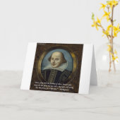 Shakespeare en zijn beroemde prijsopgave kaart (Gele Bloem)