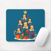 Shakespeare English Literature Christmas Tree Xmas Muismat (Met muis)