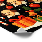 Shakespeare English Literature Christmas Tree Xmas Poster (Hoek)