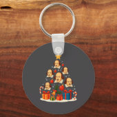 Shakespeare English Literature Christmas Tree Xmas Sleutelhanger (Voorkant)