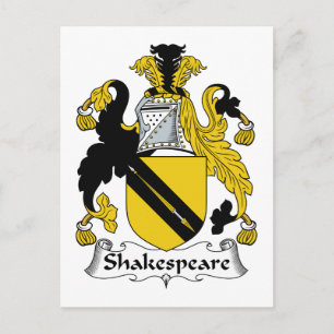 Shakespeare Family Crest Briefkaart
