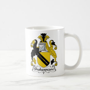 Shakespeare Family Crest Koffiemok