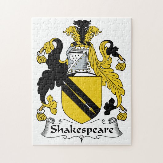 Shakespeare Family Crest Legpuzzel (Verticaal)