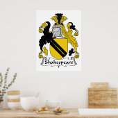 Shakespeare Family Crest Poster (Keuken)