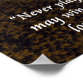 Shakespeare & Feelings Quote Poster (Hoek)