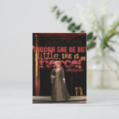 Shakespeare Fierce Quote Briefkaart (Staand voorkant)