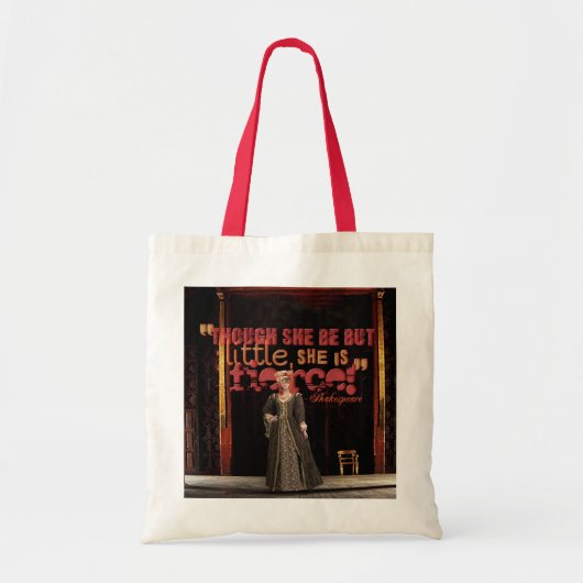 Shakespeare Fierce Quote Tote Bag (Voorkant)