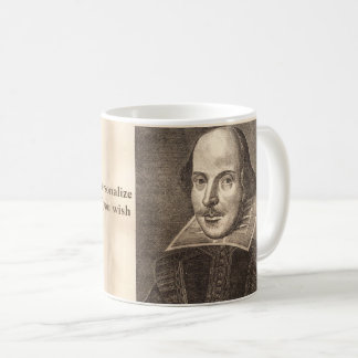 Shakespeare First Folio portret - met Ben Jonson Koffiemok