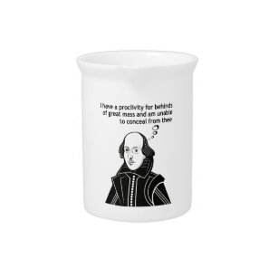 Shakespeare Funny Quote Bier Pitcher