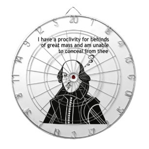 Shakespeare Funny Quote Dartbord