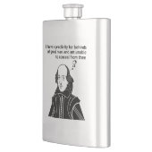 Shakespeare Funny Quote Flacon (Links)