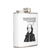 Shakespeare Funny Quote Heupfles (Rechts)