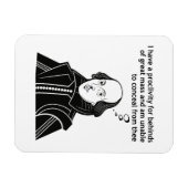Shakespeare Funny Quote Magneet (Horizontaal)