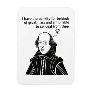 Shakespeare Funny Quote Magneet