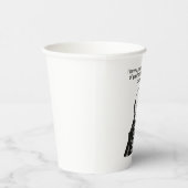 Shakespeare Funny Quote Papieren Bekers (Rechts)