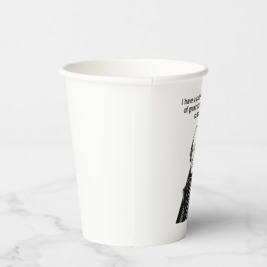 Shakespeare Funny Quote Papieren Bekers (Rechts)