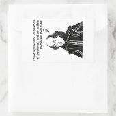 Shakespeare Funny Quote Rechthoekige Sticker (Tas)
