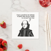 Shakespeare Funny Quote Servet (Insitu)