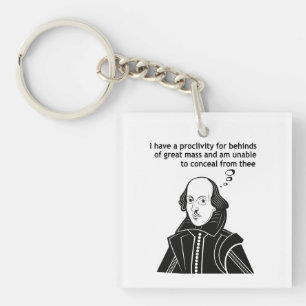 Shakespeare Funny Quote Sleutelhanger