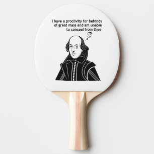 Shakespeare Funny Quote Tafeltennisbatje